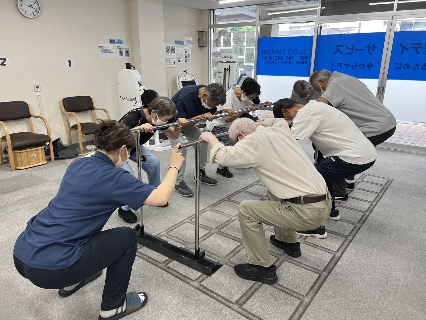 機能訓練の様子