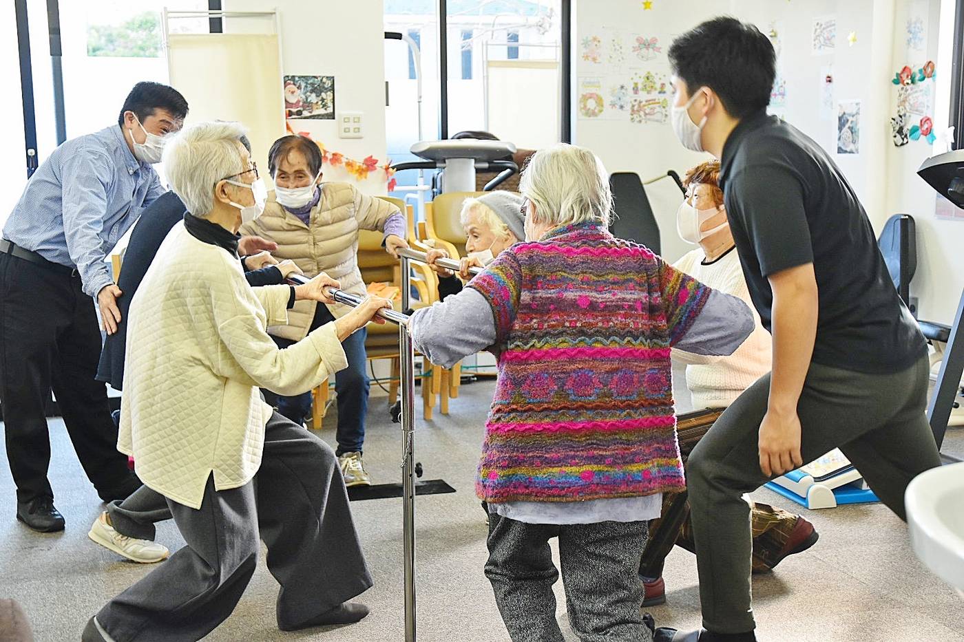 機能訓練の様子
